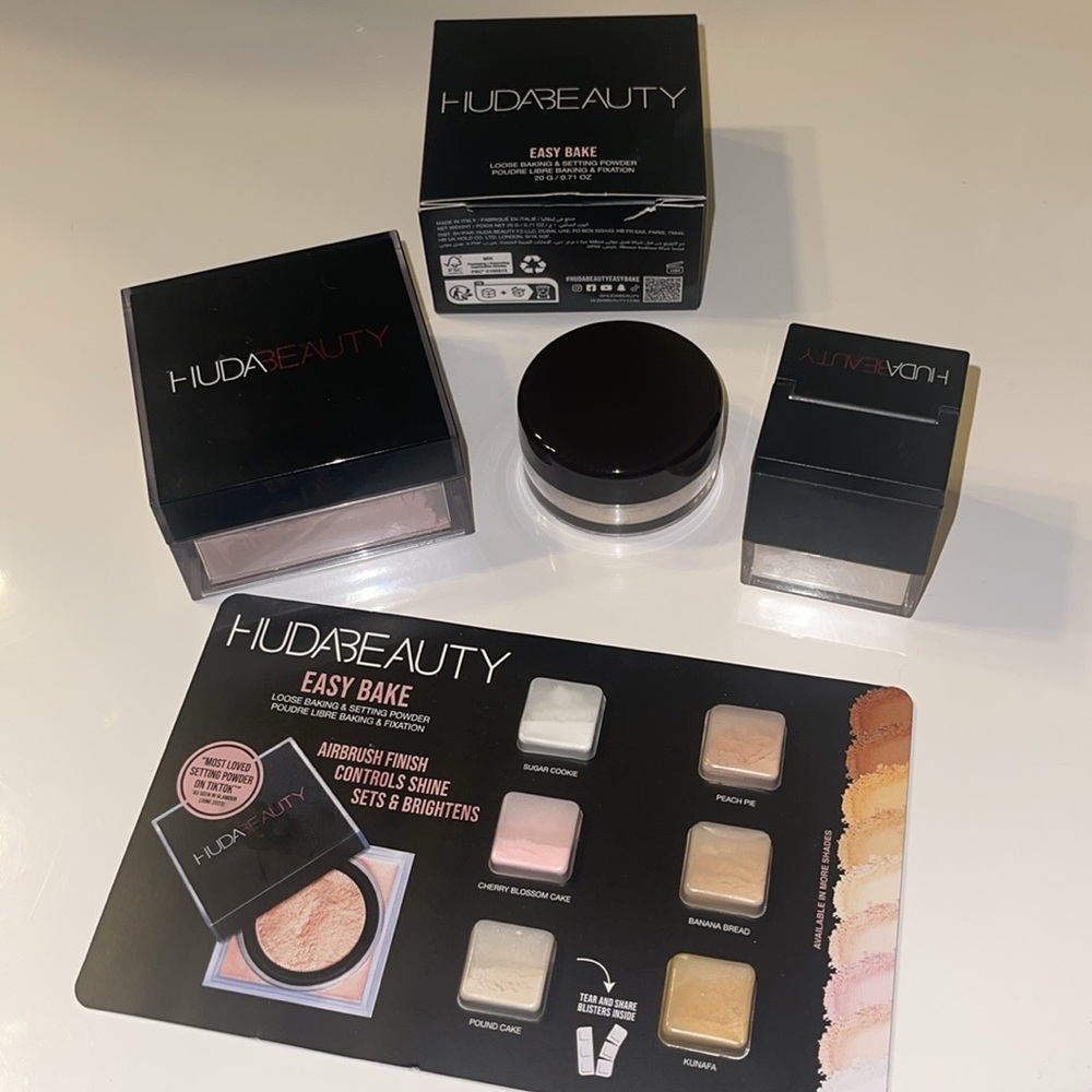 Setting powder huda beauty